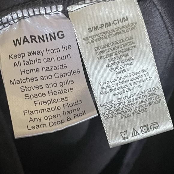 Eileen West Velour Ballet Robe Size S/M Full Zip Loungewear Pajama Soft - Picture 5 of 6